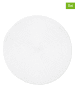 Trendy Kitchen by EXCÉLSA Podkładki stołowe (6 szt.) "Round" w kolorze białym - Ø 36 cm