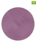 Trendy Kitchen by EXCÉLSA 6-delige set: placemats "Round" paars - Ø 36 cm