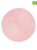 Trendy Kitchen by EXCÉLSA Podkładki stołowe (6 szt.) "Round" w kolorze jasnoróżowym - Ø 36 cm