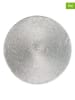 Trendy Kitchen by EXCÉLSA 6er-Set: Tischsets "Round" in Silber - Ø 36 cm