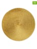 Trendy Kitchen by EXCÉLSA Podkładki stołowe (6 szt.) "Round" w kolorze złotym - Ø 36 cm