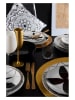 Trendy Kitchen by EXCÉLSA 6-delige set: placemats "Round" goudkleurig - Ø 36 cm