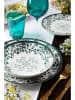 Trendy Kitchen by EXCÉLSA 18-delig tafelservies "Giardino Segreto" wit/groen