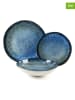 Trendy Kitchen by EXCÉLSA 12-delig tafelservies "Poseidone" blauw
