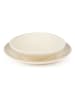 Trendy Kitchen by EXCÉLSA 18-częściowy zestaw talerzy "New Cream" w kolorze kremowym
