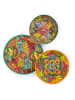 Trendy Kitchen by EXCÉLSA 12-częściowy zestaw talerzy "Tijuana" ze wzorem