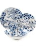 Trendy Kitchen by EXCÉLSA 18tlg. Tafelservice "Zen" in Weiß/ Blau
