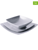 Trendy Kitchen by EXCÉLSA 18-delig tafelservies "Eclipse" grijs