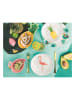 Trendy Kitchen by EXCÉLSA 4-delige set: kommen "Tropical" lichtroze - (B)16 x (D)14,5 cm
