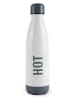 Trendy Kitchen by EXCÉLSA Thermoflasche "Hot/ Cold" in Weiß/ Grau - 500 ml