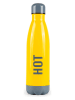 Trendy Kitchen by EXCÉLSA Butelka termiczna "Hot/Cold" w kolorze żółto-szarym - 500 ml