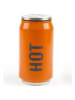 Trendy Kitchen by EXCÉLSA Thermobecher "Hot/ Cold'' in Orange/ Grau - 300 ml