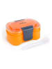 Trendy Kitchen by EXCÉLSA 2-delige set: Lunchboxen "Lunch For One" oranje