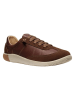 Keen Barfuß-Leder-Sneakers "KNX T-TOE" in Braun