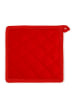 Trendy Kitchen by EXCÉLSA Pannenlap "Ready for Christmas" crème/rood - (L)20 x (B)20 cm