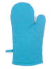 Trendy Kitchen by EXCÉLSA Ofenhandschuh "Supereroi" in Schwarz/ Hellblau - (L)32 x (B)18 cm
