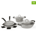 Trendy Kitchen by EXCÉLSA 6-częściowy zestaw "Forn-ok" w kolorze srebrnym