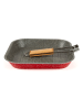 Trendy Kitchen by EXCÉLSA Grillpfanne in Rot - (B)26 x (H)26 cm