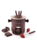 Trendy Kitchen by EXCÉLSA 7-delige chocoladefondueset bruin/crème