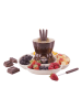 Trendy Kitchen by EXCÉLSA 8-delige chocolade-fondueset bruin/crème