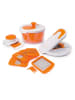 Trendy Kitchen by EXCÉLSA Salatschleuder "Abili" in Orange - (H)14 cm