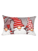 Trendy Kitchen by EXCÉLSA Kussen "Gnomo" grijs/rood - (B)45 x (H)30 cm