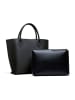 CXL by Christian Lacroix Leder-Henkeltasche "George V" in Schwarz - (B)32 x (H)45 x (T)11 cm