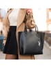 CXL by Christian Lacroix Leder-Henkeltasche "George V" in Schwarz - (B)32 x (H)45 x (T)11 cm