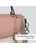 CXL by Christian Lacroix Leder-Henkeltasche "Haussmann" in Rosa/ Beige/ Grau - (B)23 x (H)20 x (T)11 cm