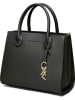 CXL by Christian Lacroix Leder-Henkeltasche "Montaigne" in Schwarz - (B)31 x (H)26 x (T)15 cm