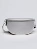 CXL by Christian Lacroix Leder-Brustbeutel "Madeleine" in Silber - (B)23 x (H)13 x (T)6 cm