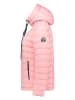 Canadian Peak Doorgestikte jas "Azuleak" lichtroze