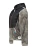 Canadian Peak Fleecejacke "Typologieak" in Grau/ Schwarz