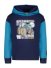 Salt and Pepper Hoodie "Tractor" in Dunkelblau/ Blau