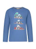 Salt and Pepper Longsleeve "Tractors" in Blau