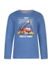 Salt and Pepper Longsleeve "Fire brigade" in Blau