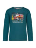 Salt and Pepper Longsleeve "Fire service" in Grün