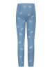 Salt and Pepper Leggings in Hellblau