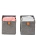 STORE IT 2er-Set: Organizer in Grau - (B)30 x (H)15 x (T)15 cm