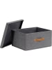 STORE IT Ordnungsbox in Anthrazit - (B)43 x (H)21 x (T)33 cm