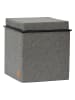 STORE IT Aufbewahrungshocker "Premium" in Anthrazit - (B)37 x (H)40 x (T)37 cm