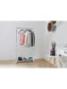 STORE IT Kleiderständer in Chrom/ Weiß - (B)84 x (H)165 x (T)44 cm