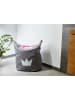 STORE IT Wäschetasche "Krone" in Grau/ Pink - (B)60 x (H)55 cm