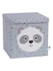STORE IT Ordnungsbox "Panda" in Grau - (B)33 x (H)33 x (T)33 cm