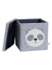 STORE IT Ordnungsbox "Panda" in Grau - (B)33 x (H)33 x (T)33 cm