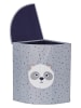 STORE IT Wäschekorb "Panda" in Grau - (B)35 x (H)50 x (T)35 cm