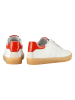 Högl Leren sneakers "Sam" crème/rood