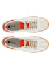 Högl Leder-Sneakers in Creme/ Rot