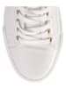 Högl Leder-Sneakers "Blade" in Weiß/ Gold