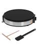 Adler Crêpemaker "AD 3058" zwart/zilverkleurig